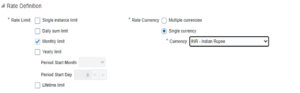 Configuring Rate Definitions 