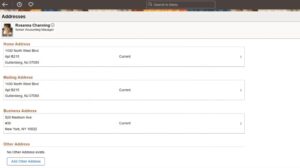 PeopleSoft HCM Update Image 46 – Unveiling the Power of PUM Highlights - Employee Self Service Address Config Page