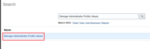 Fig5: Manage Administrator Profile Value
