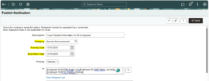 Fig 1.1 Starting with Notification setup in Notification Publisher HCM PUM 53 - Notification Publisher Enhancements 